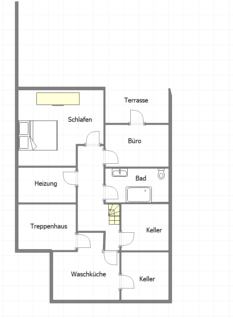 Grundriss Keller Zweifamilienhaus Oberhausen