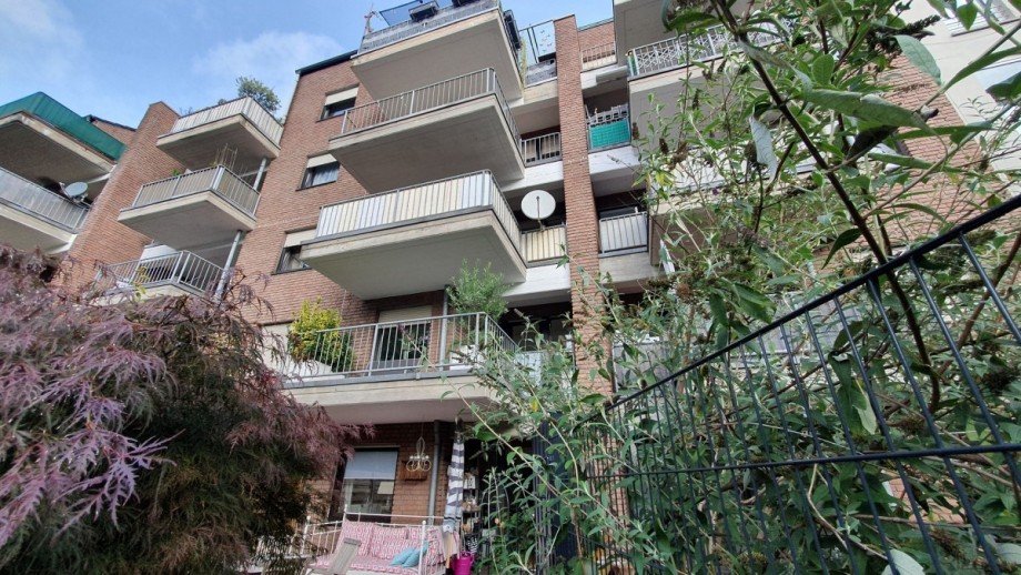 Hinteransicht Erdgeschosswohnung Oberhausen